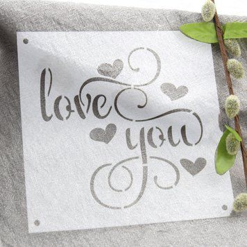 I love you (10 х 10,3 см) 2474 фото